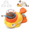 Duck Treat Puzzle Toy for Dogs & Cats - Interactive IQ Feeder with Adjustable Food Outlet