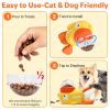 Duck Treat Puzzle Toy for Dogs & Cats - Interactive IQ Feeder with Adjustable Food Outlet