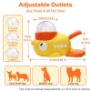 Duck Treat Puzzle Toy for Dogs & Cats - Interactive IQ Feeder with Adjustable Food Outlet